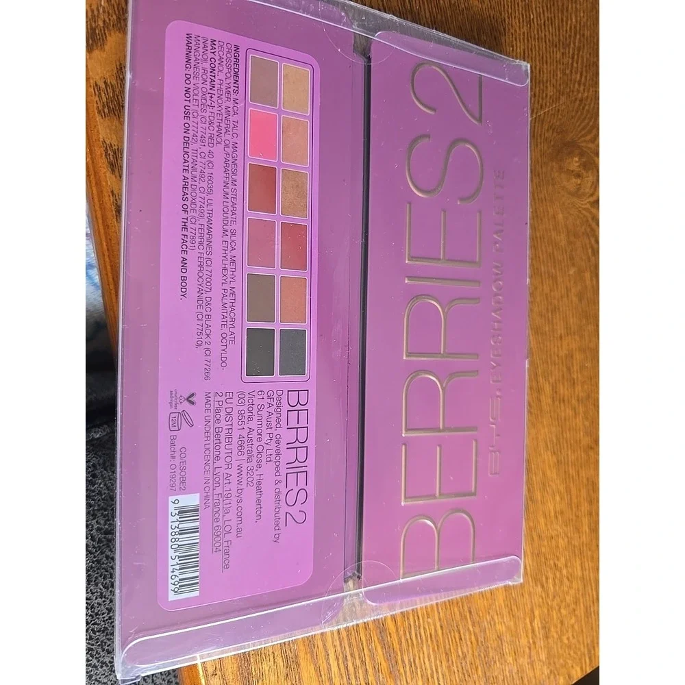 BYS EYESHADOW PALETTE BERRIES 2, WITH MIRROR‎